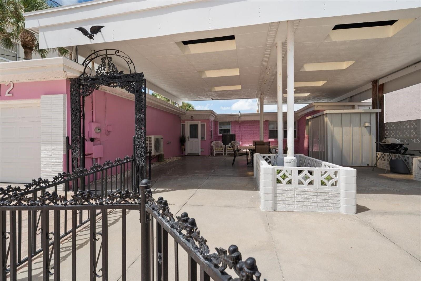 Courtyard area