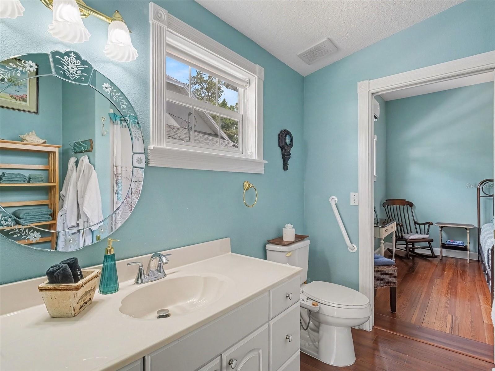 Jack and Jill bathroom downstairs