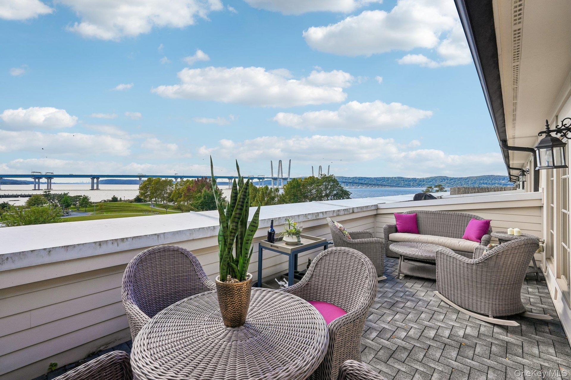 Enjoy panoramic views from your private roof deck of the Hudson River and NYC Skyline