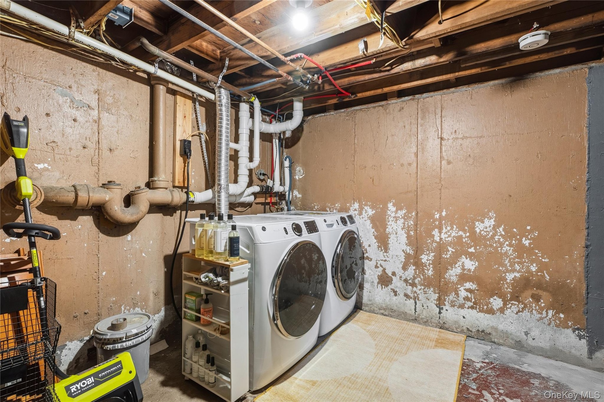 Unfinished Partial Basement