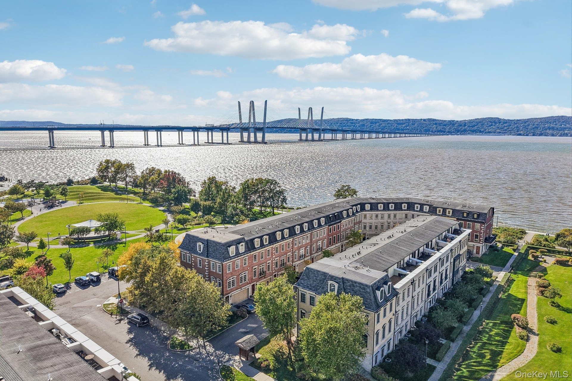 View of the Brownstones at Hudson Harbor