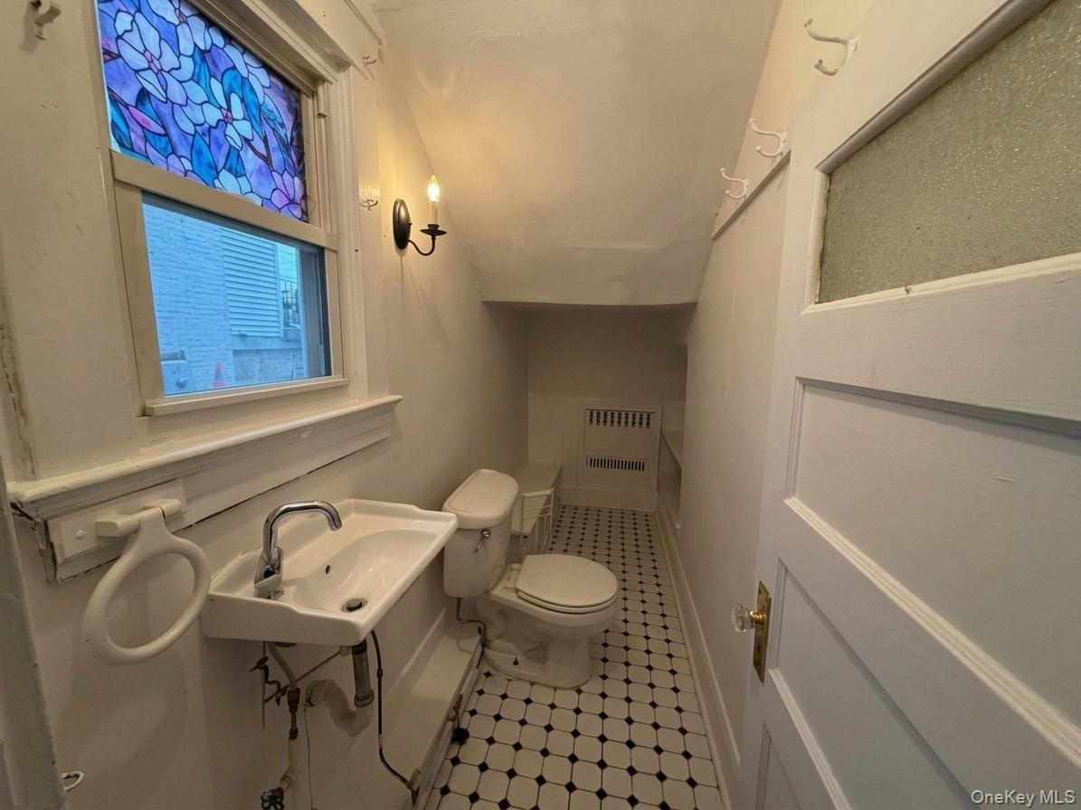 first floor powder room