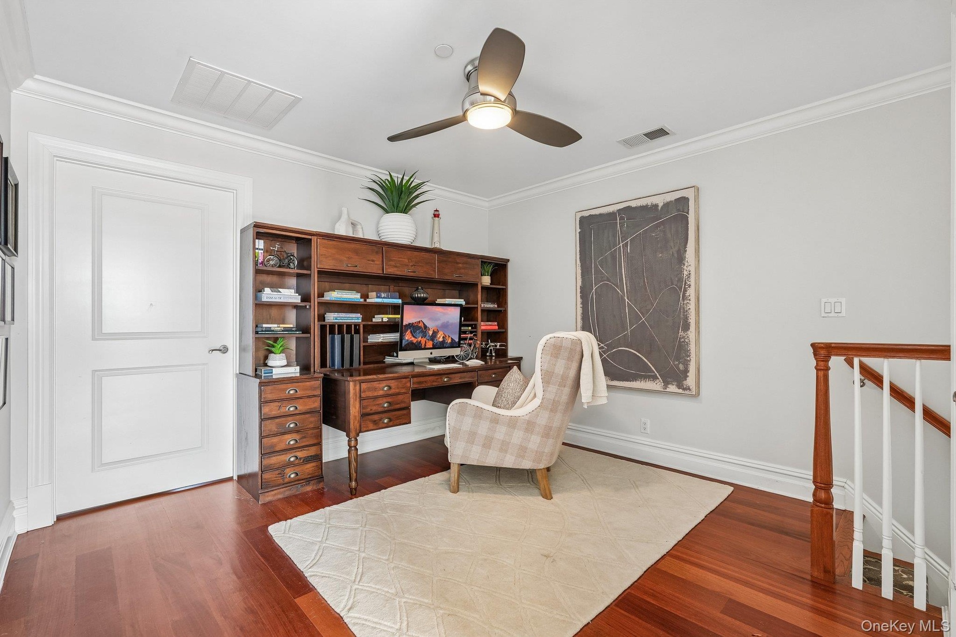 Fourth floor loft and office that can double as a full floor private Suite with its own Bedroom, bathroom and elevator access