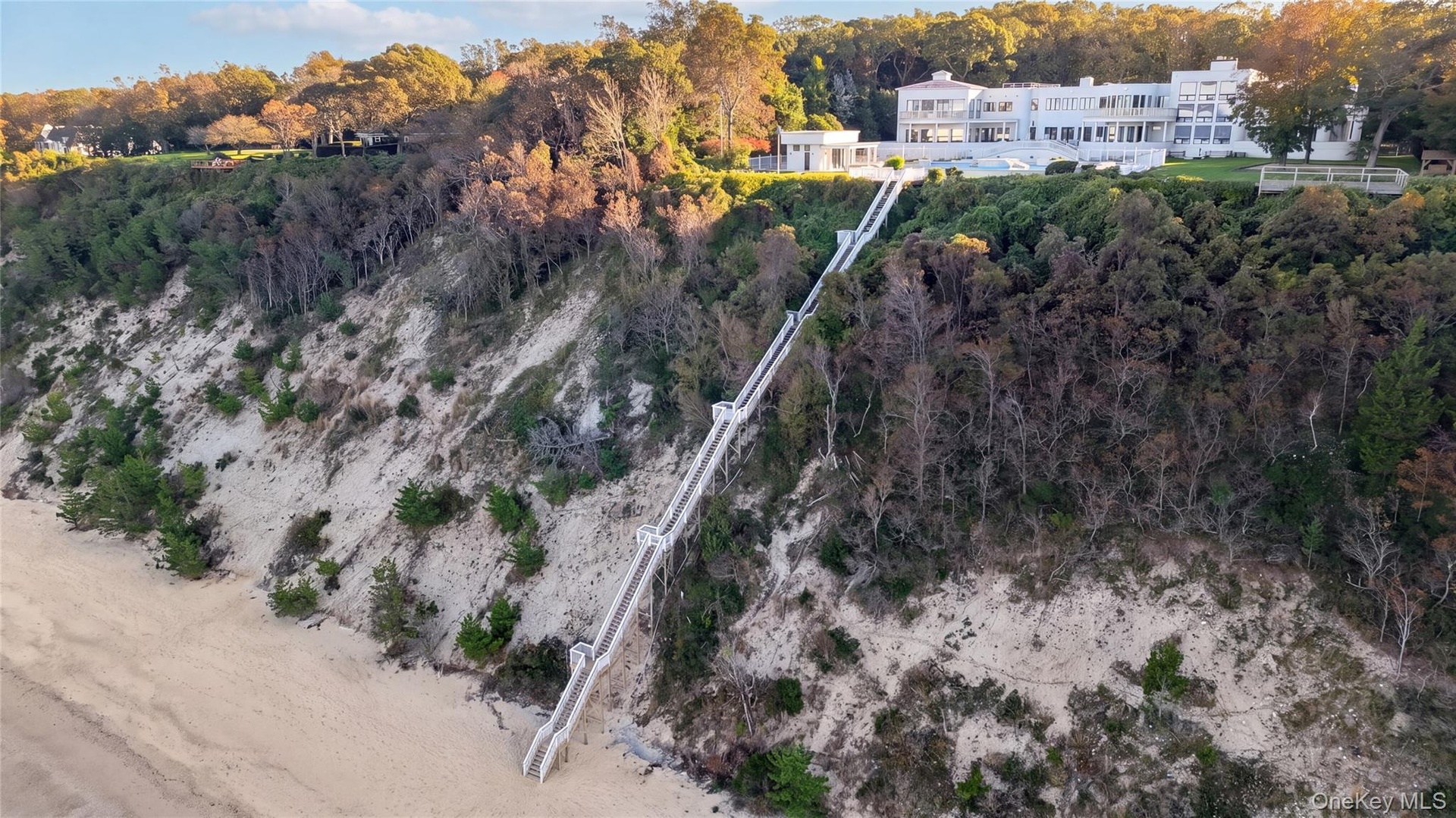 Beach and bluff aerial (digitally enhanced)