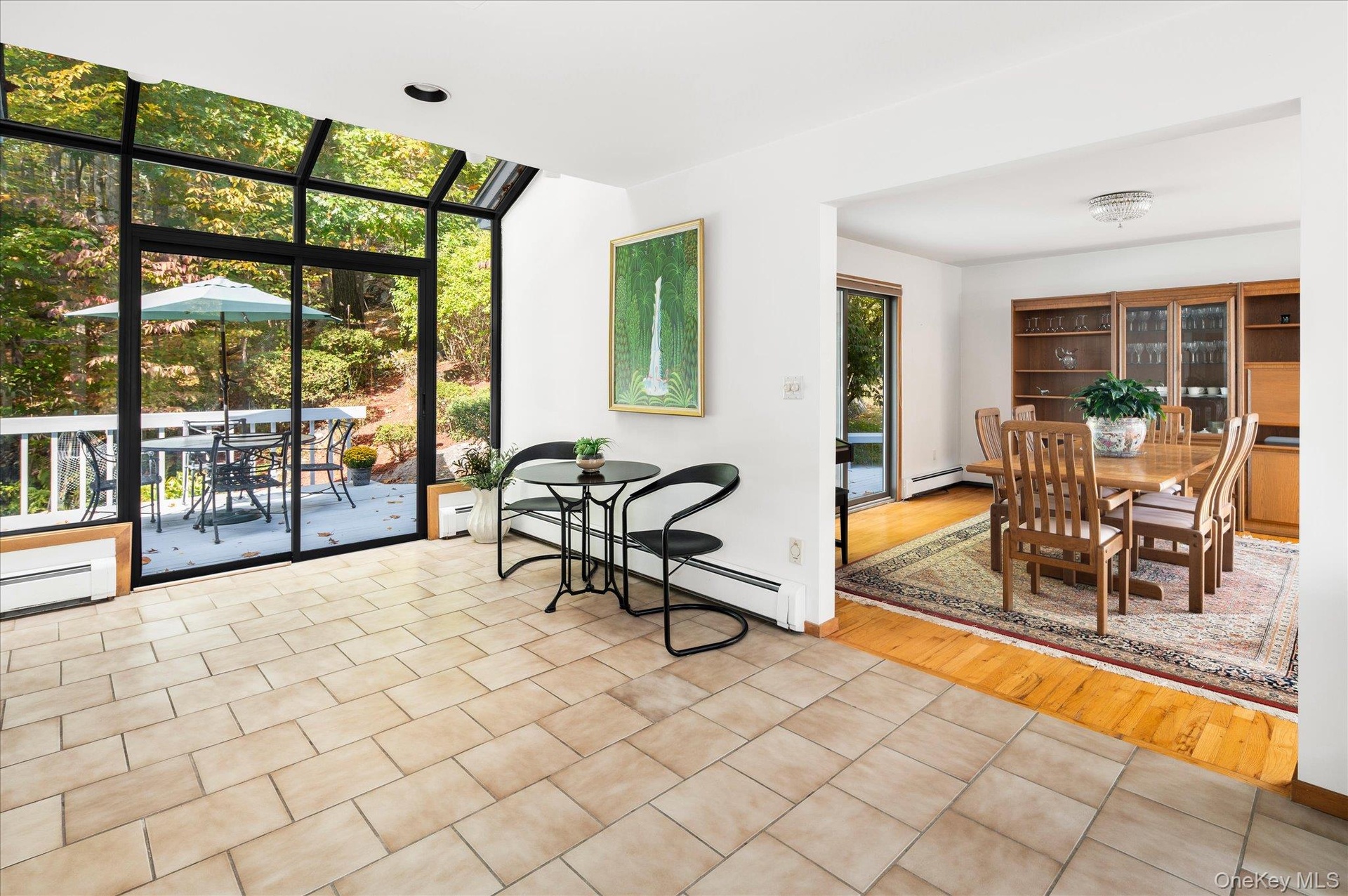 Eat-in-Kitchen Area with deck access