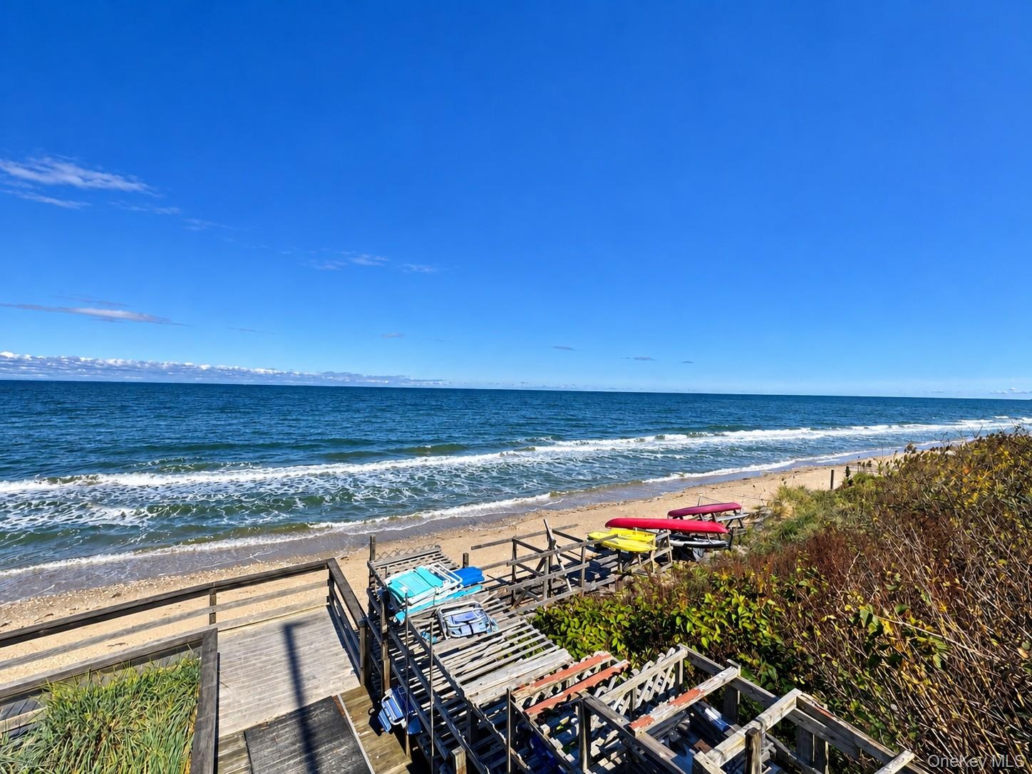 Private beach