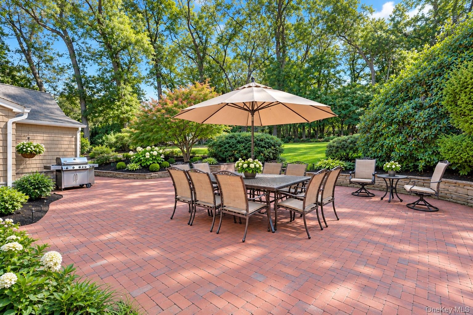 Lovely Brick Patio