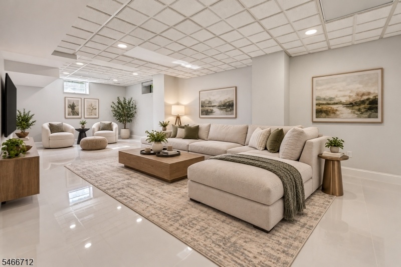 Virtually Staged Basement