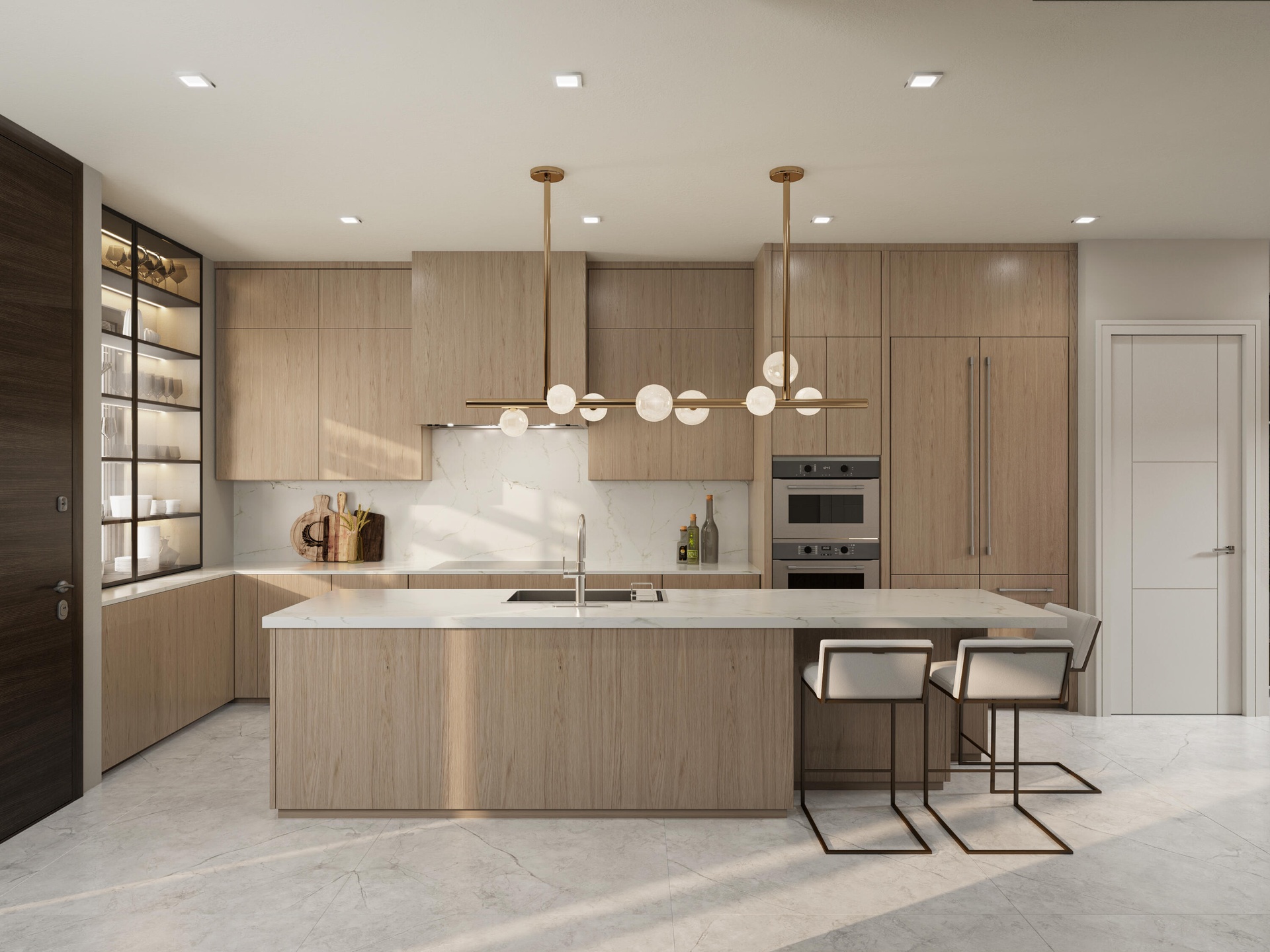 First level Kitchen in Sandy Beach Color Pallet