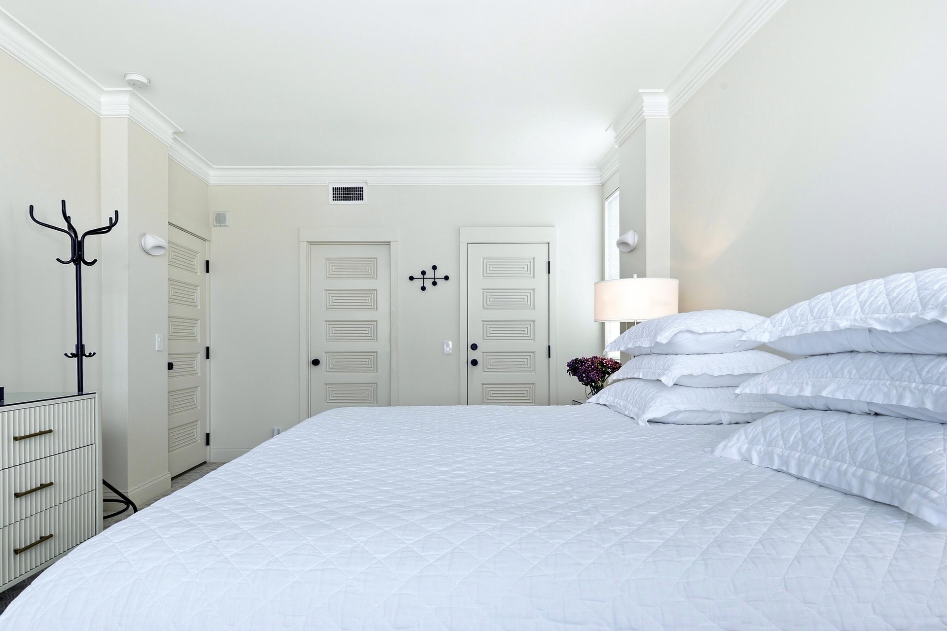 Bedroom with King sized bed