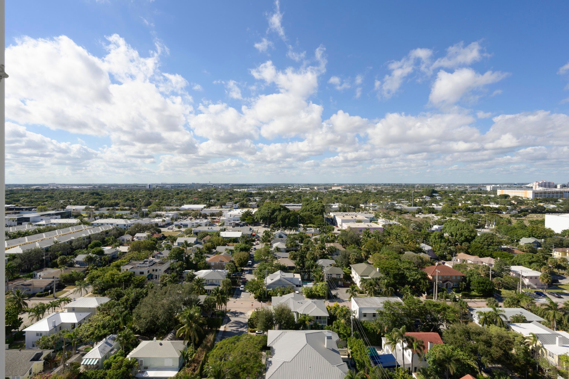 Views over West palm Beach from bedroom