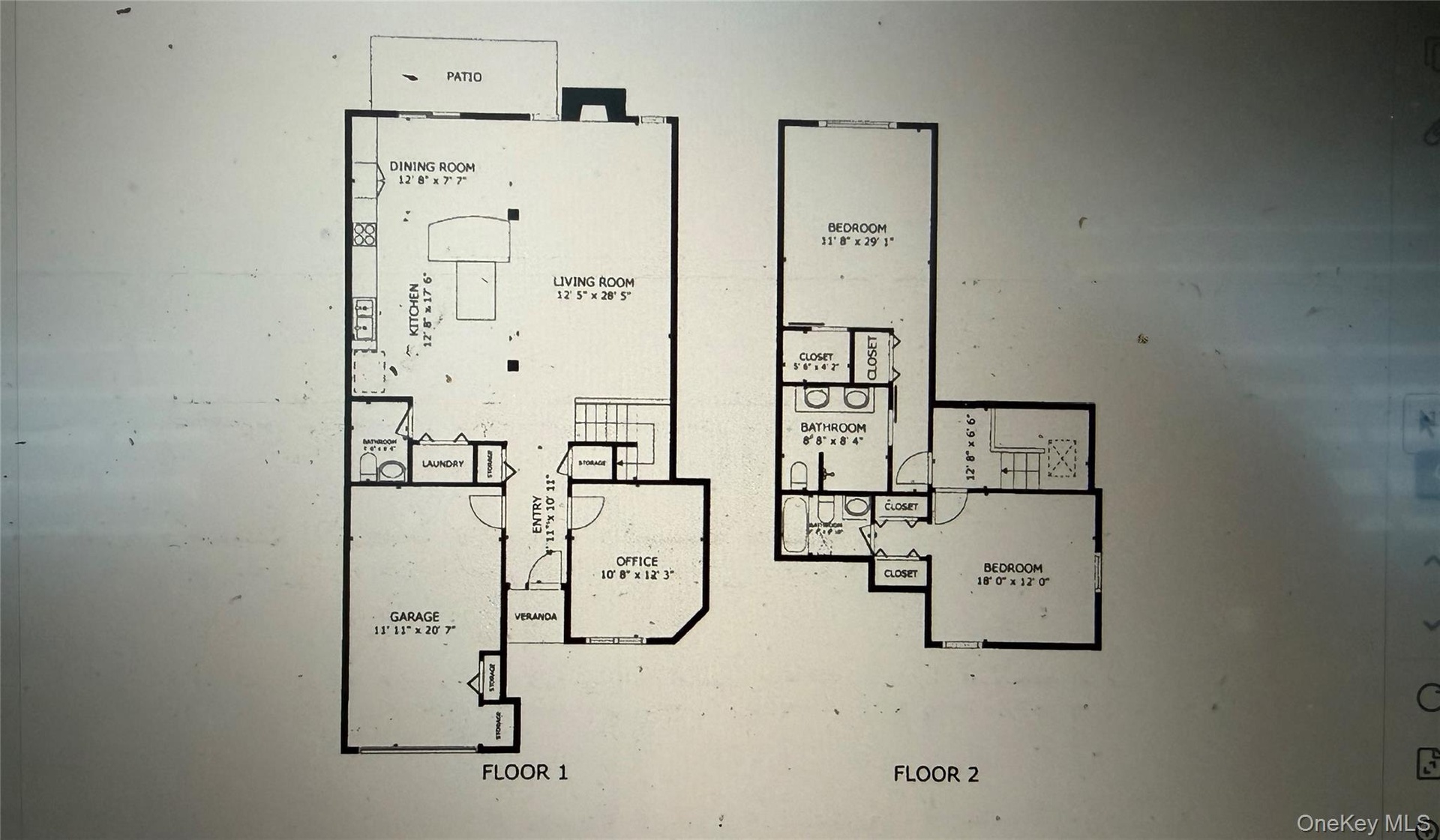 Main and upper level floor plans
