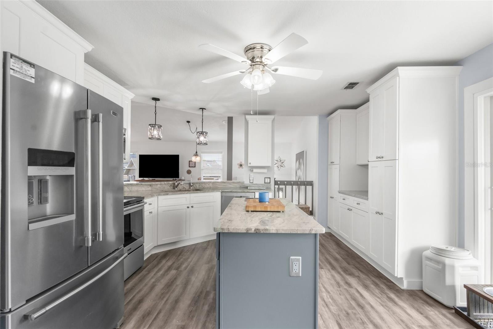 Kitchen. Located on second story.