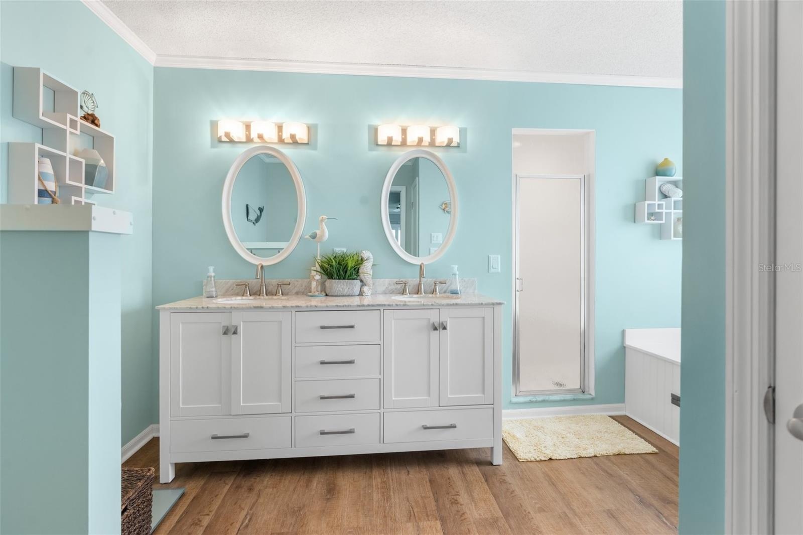 Owner's Suite Bathroom. Located on second story.