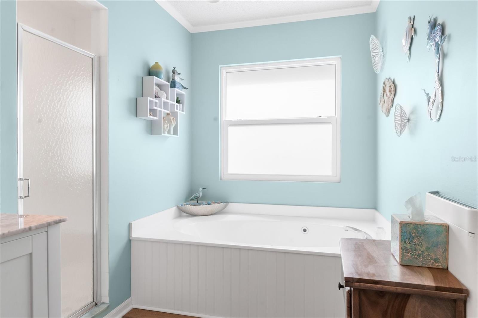 Owner's Suite Bathroom. Located on second story.
