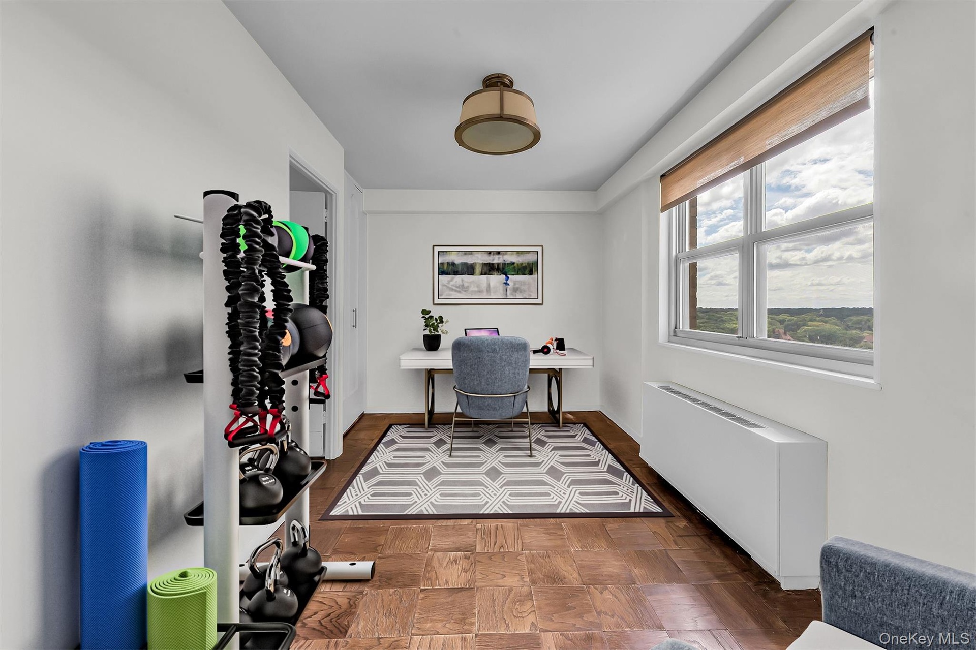 2nd Bedroom/Office Furniture & Furnishings Staged