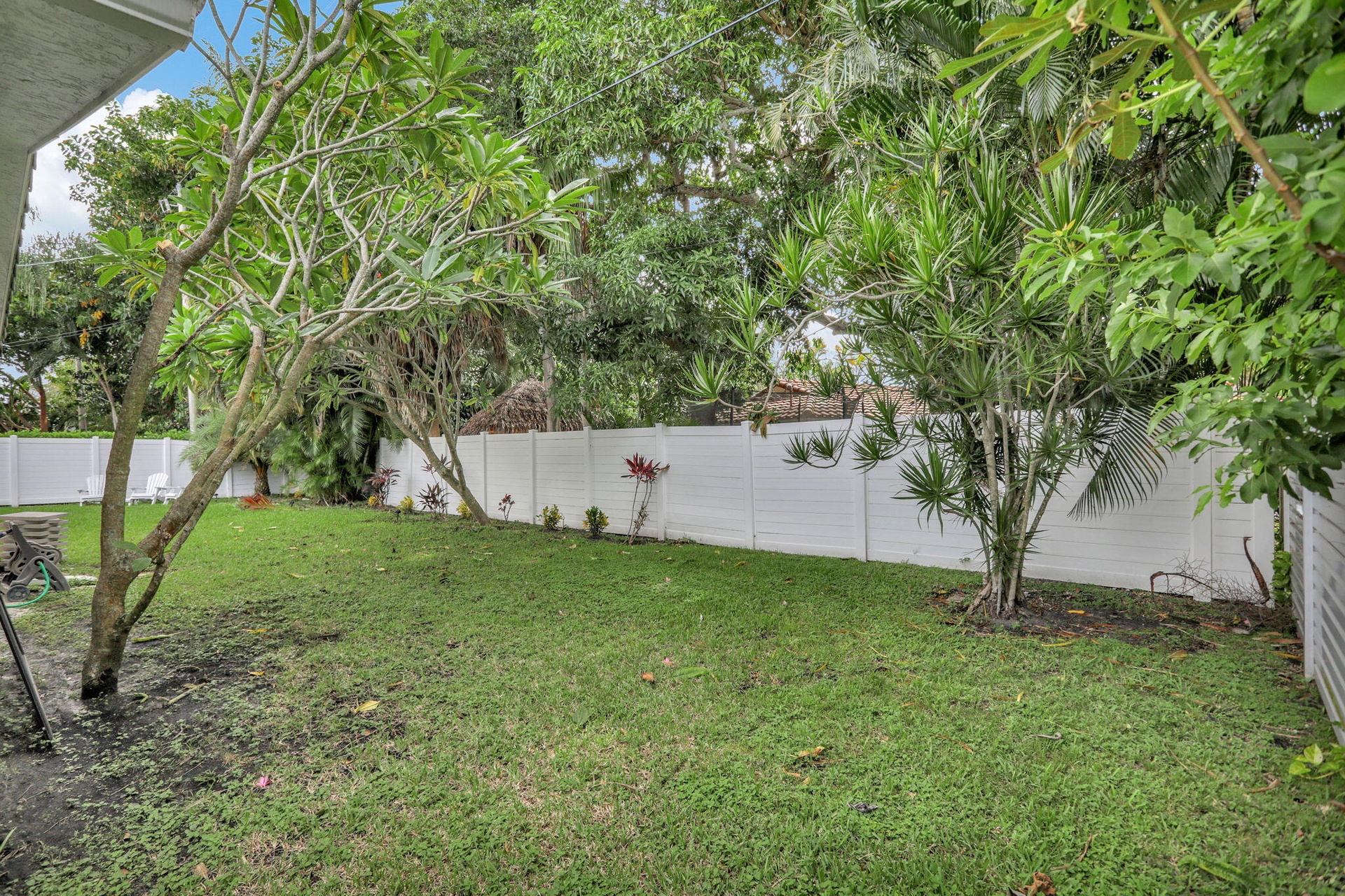 Completely Fenced Backyard