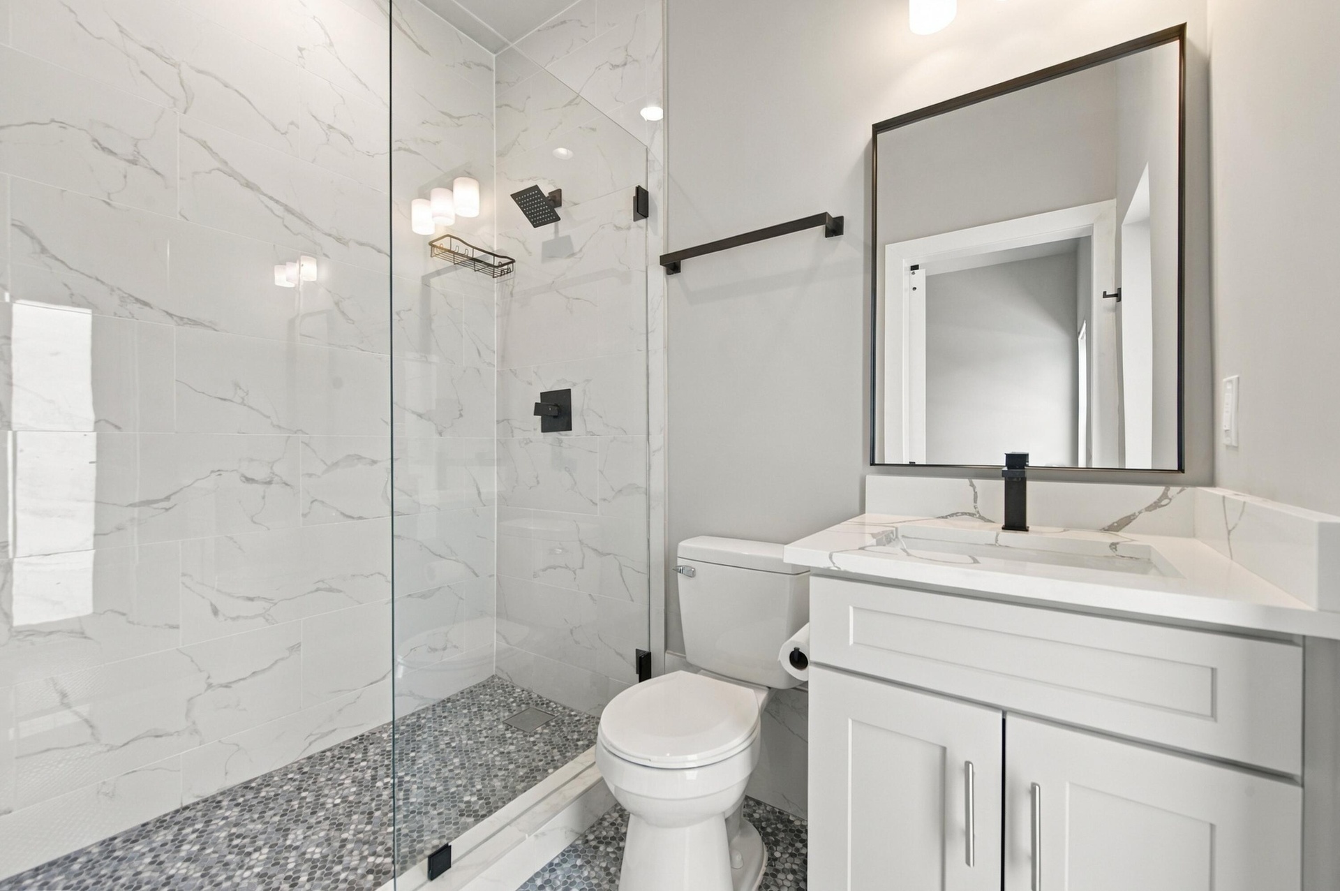 Bathroom with pool access