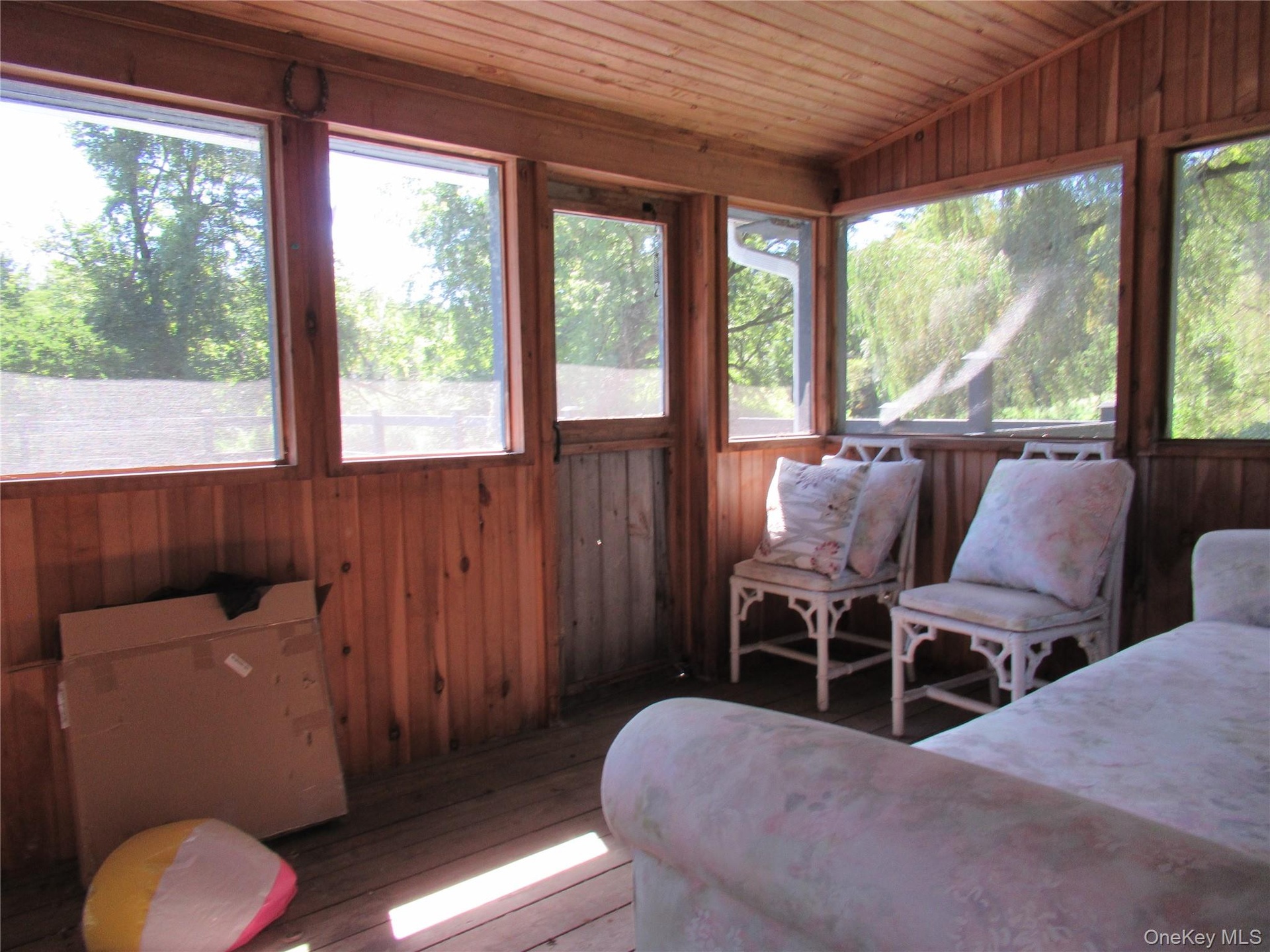 Screened in sunroom
