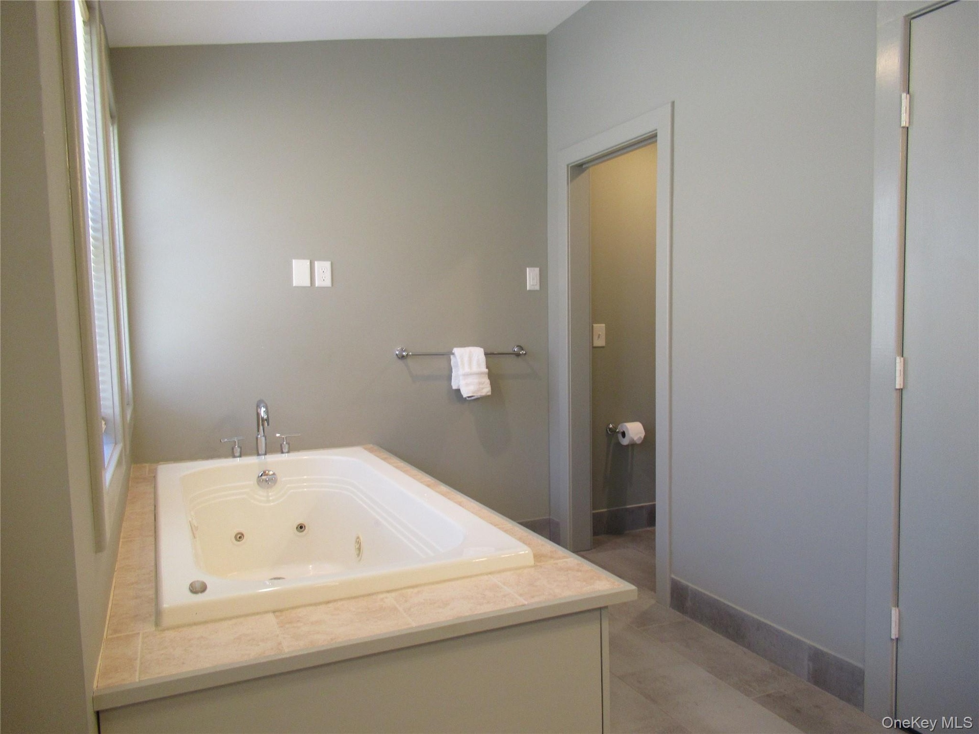 Main en-suite featuring a Jacuzzi tub plus water closet