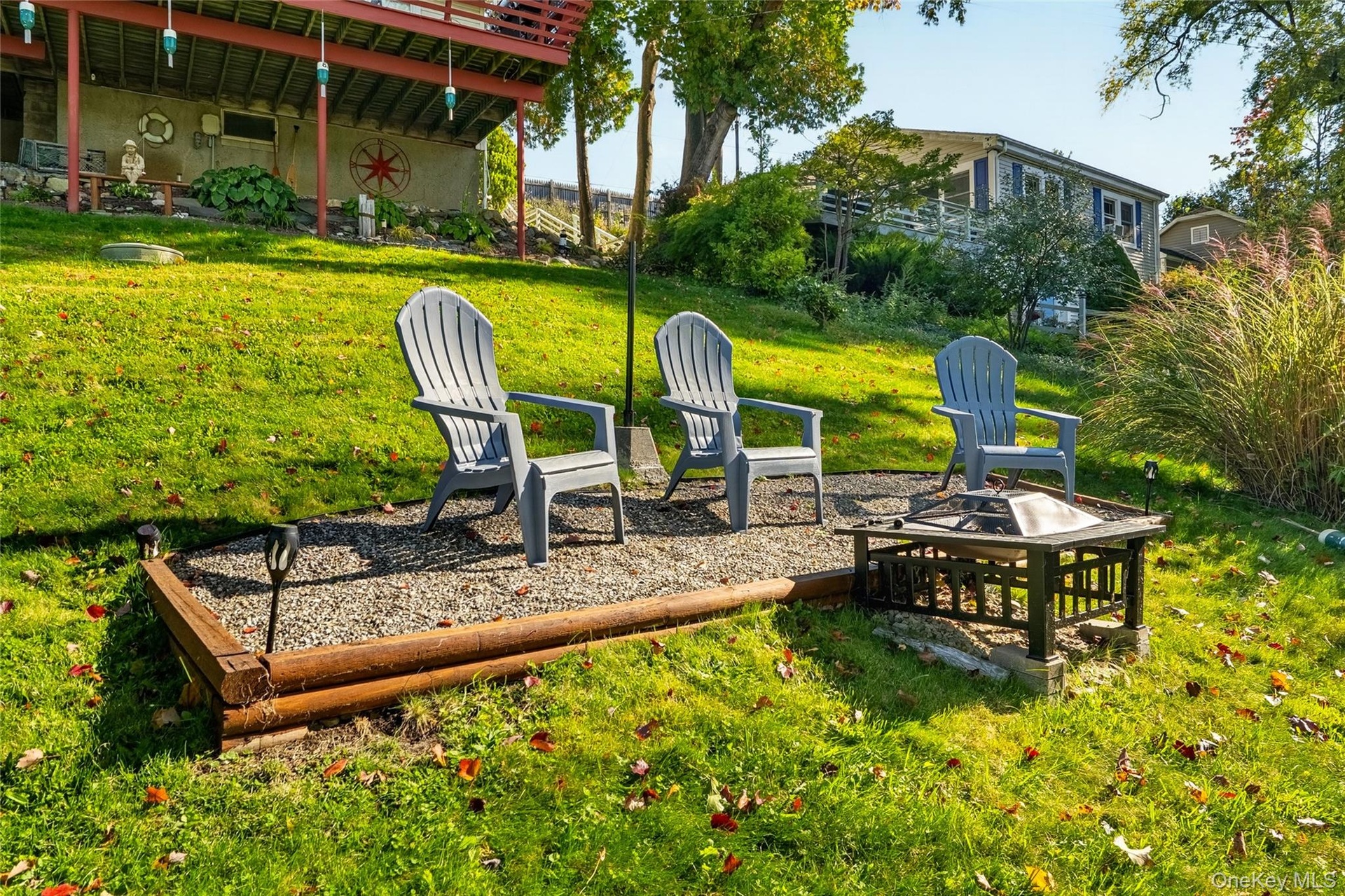 Back yard fire pit