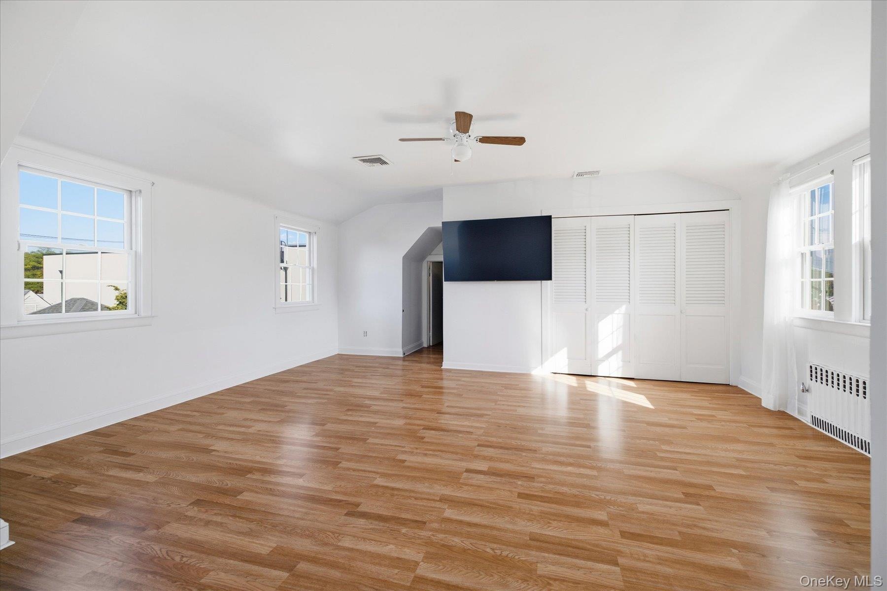 upstairs primary bedroom