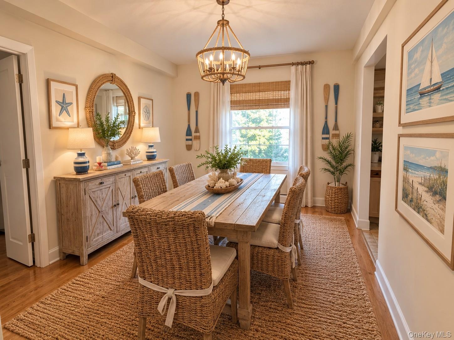 AI Decorated Dining Room