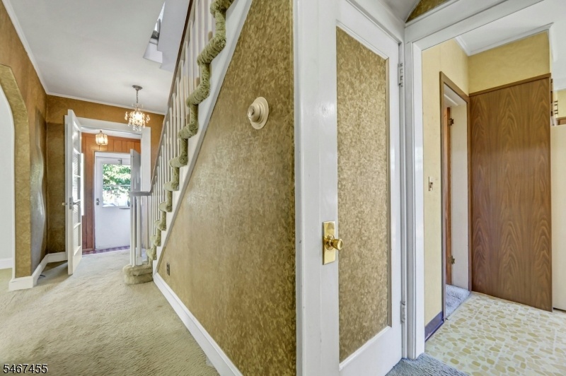 Kitchen view to Front Entrance