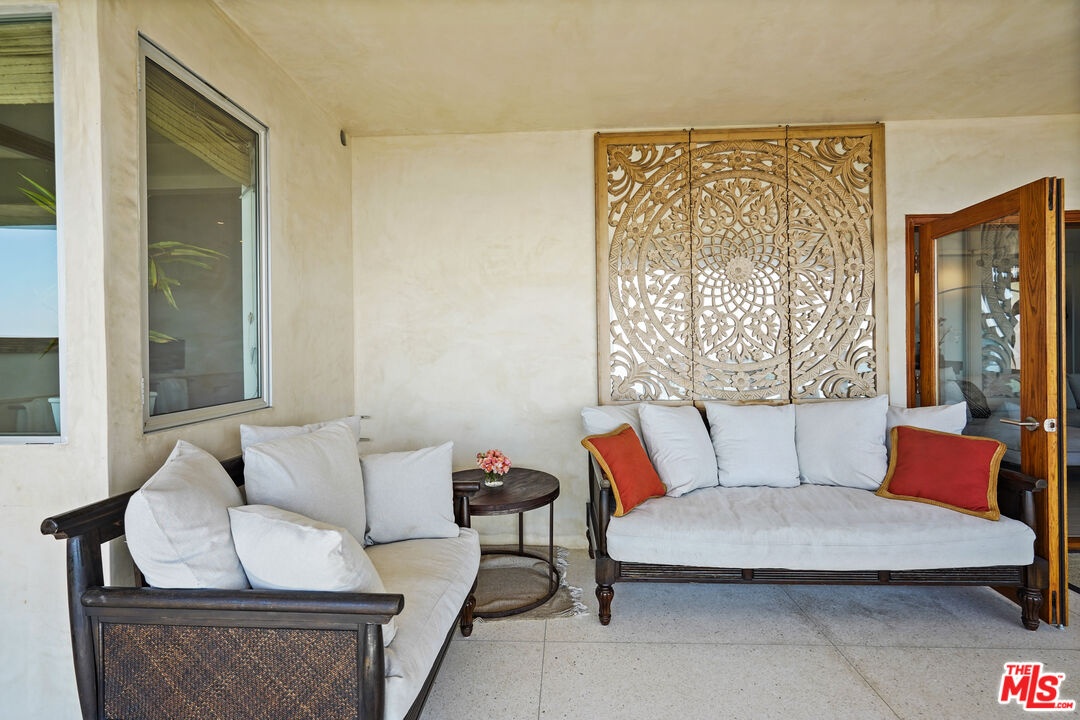 Outside deck
