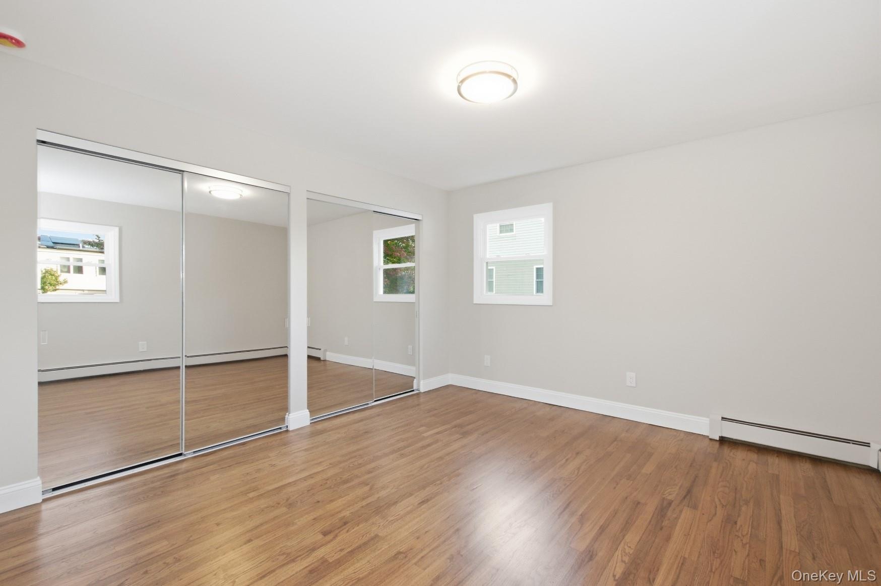 This Primary Bedroom has 2 large closets and en suite bathroom