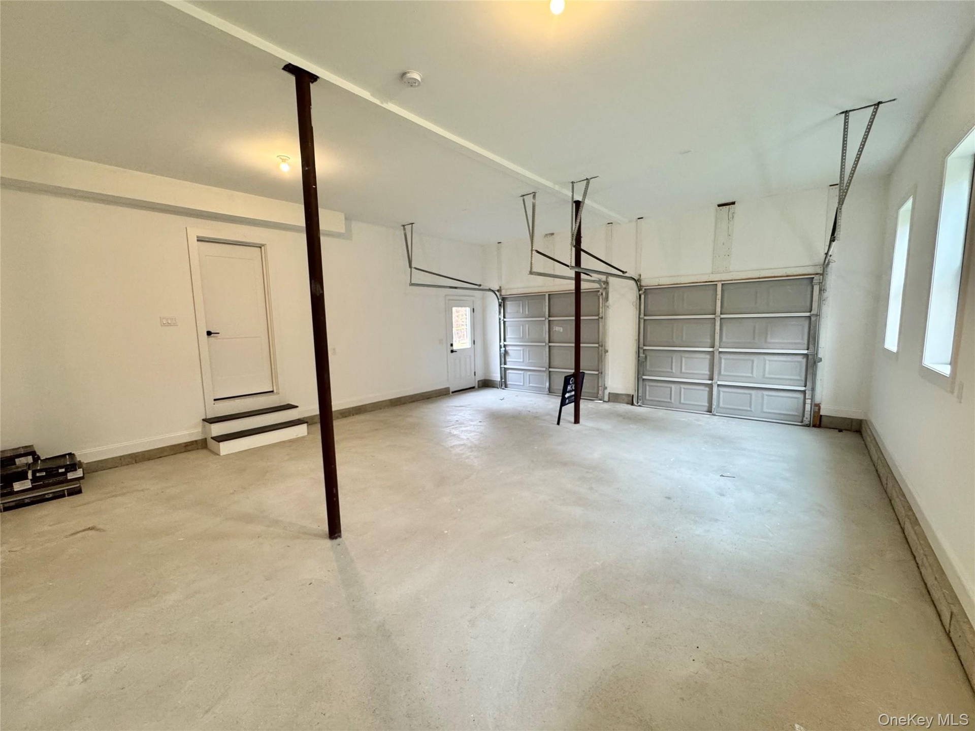 Garage with baseboards