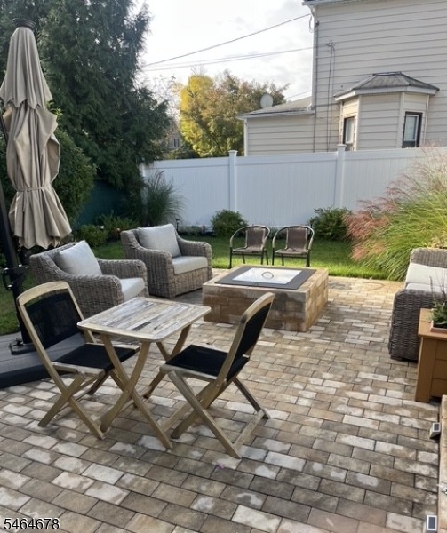 Patio and private yard