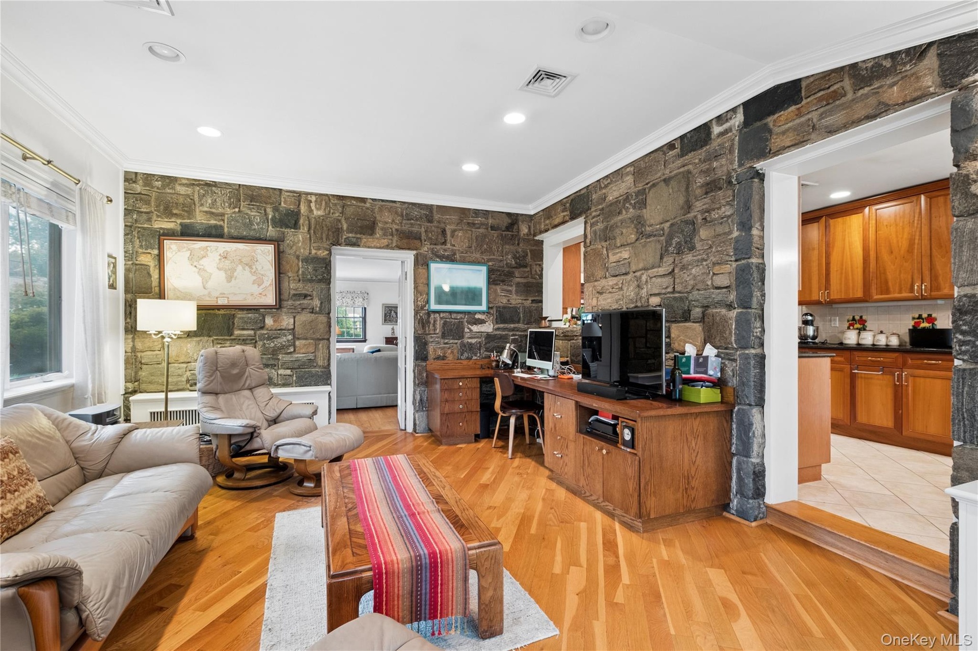 Family Room w/ view of kitchen