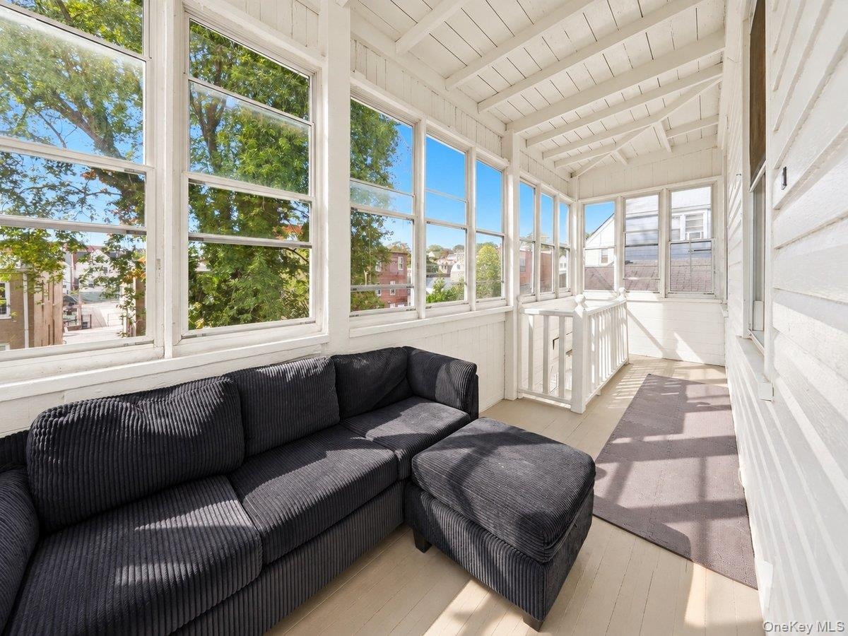Rear enclosed Porch