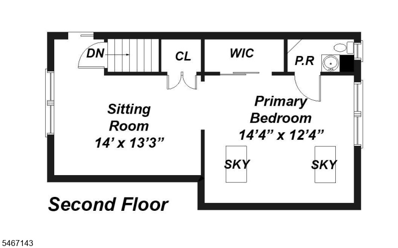 Floorplan 2nd floor