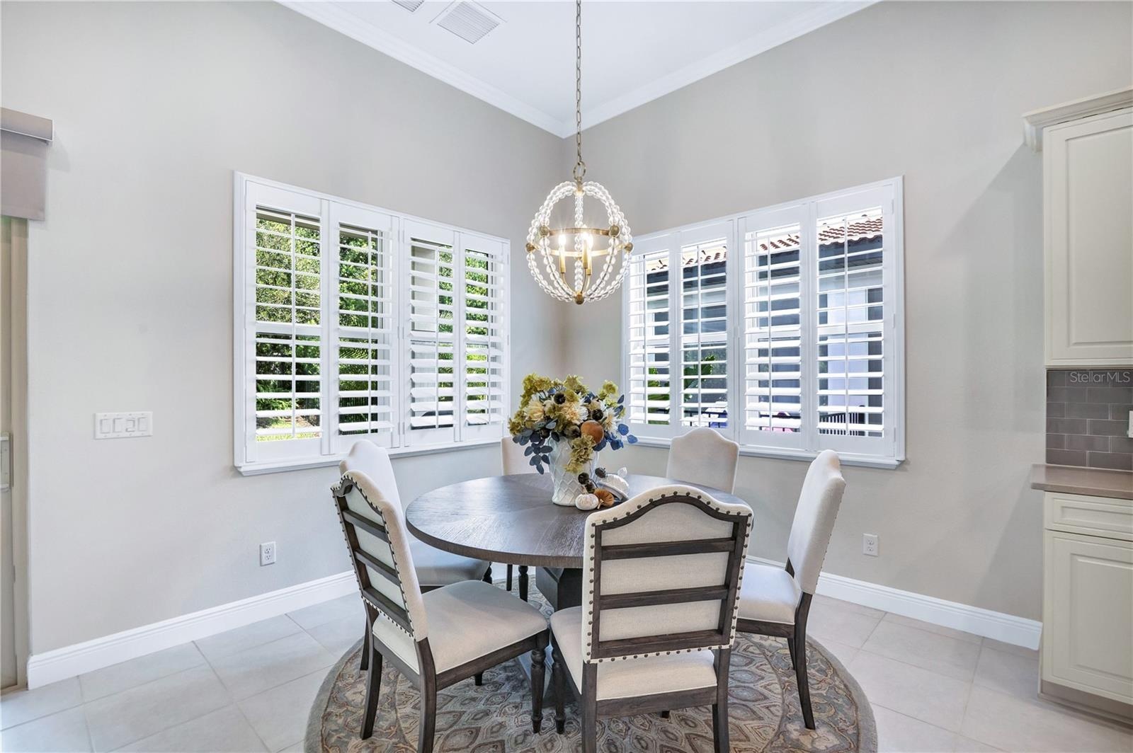 Charming dining space offering a comfortable setting for everyday meals and special occasions.