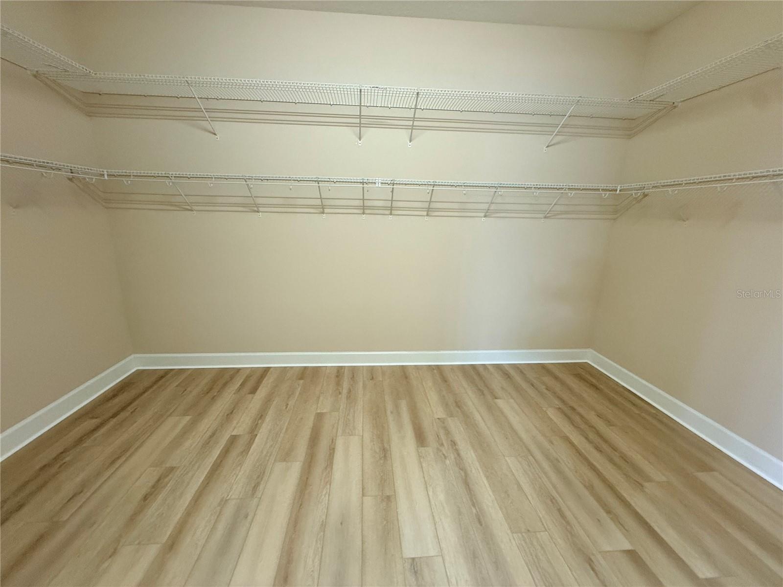 Primary closet