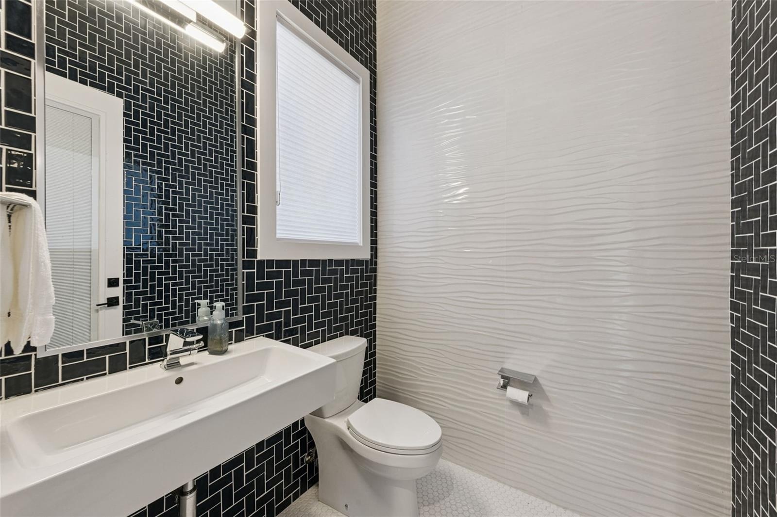 Half bathroom downstairs
