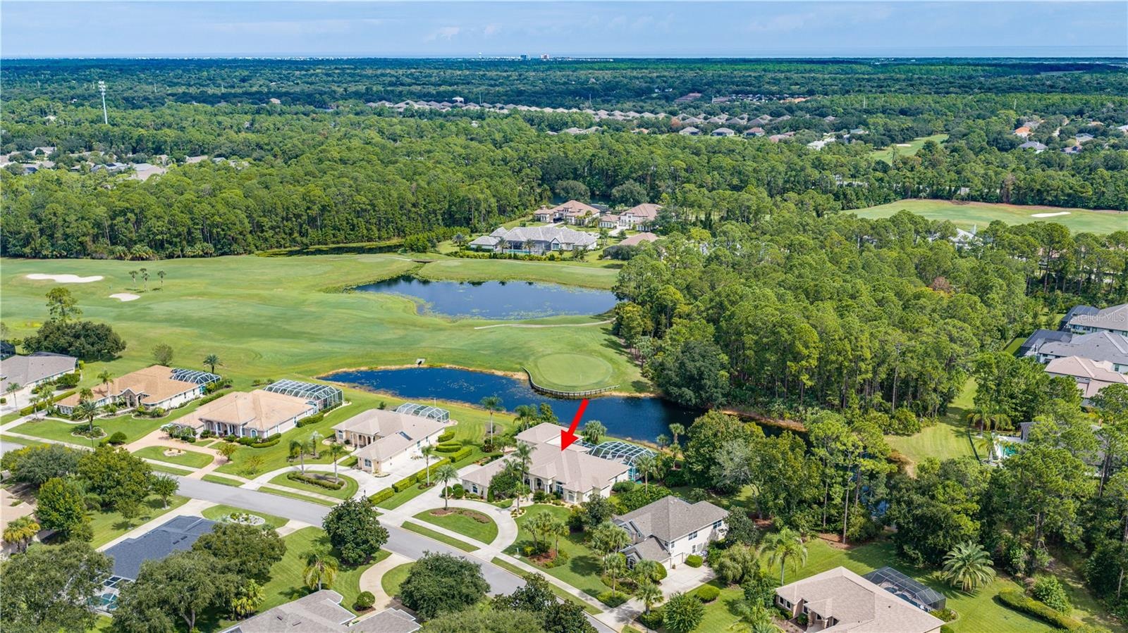 Aerial View-Expansive Grounds and Surrounding Area