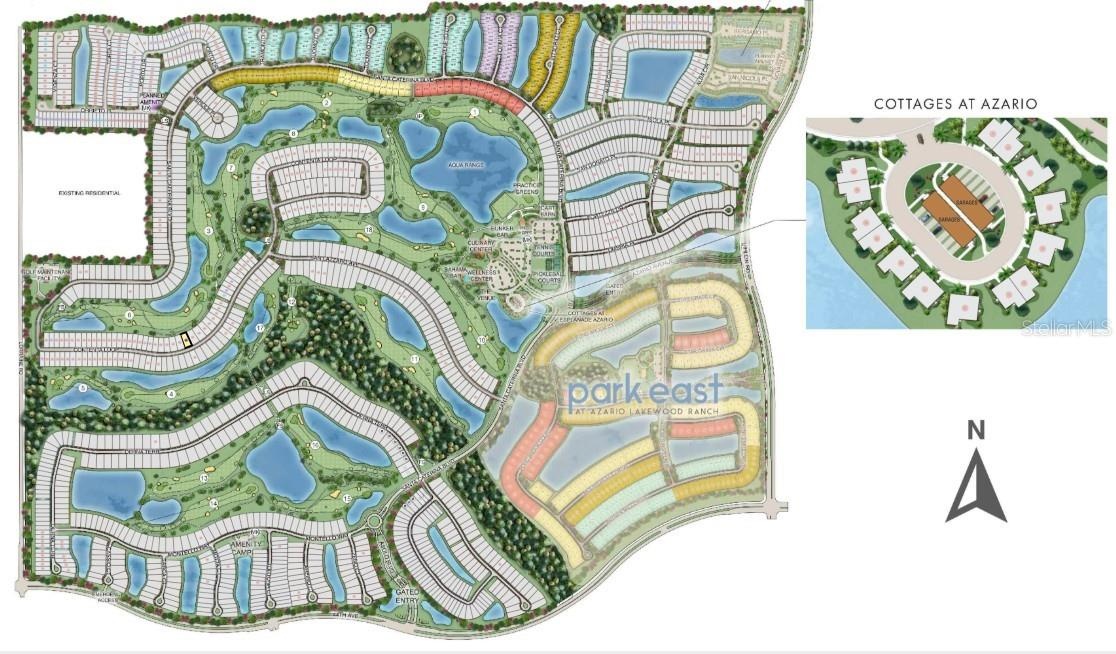 Esplanade at Azario Lakewood Ranch Sitemap