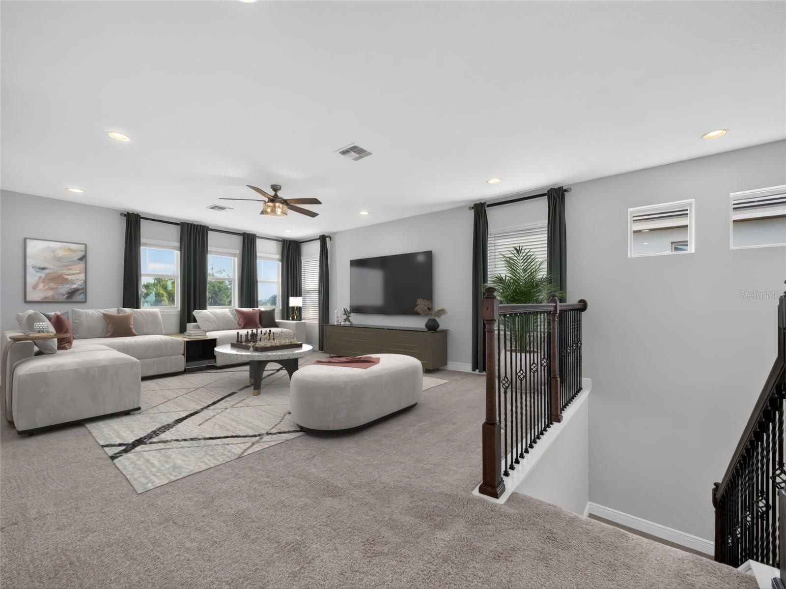 Staged Loft