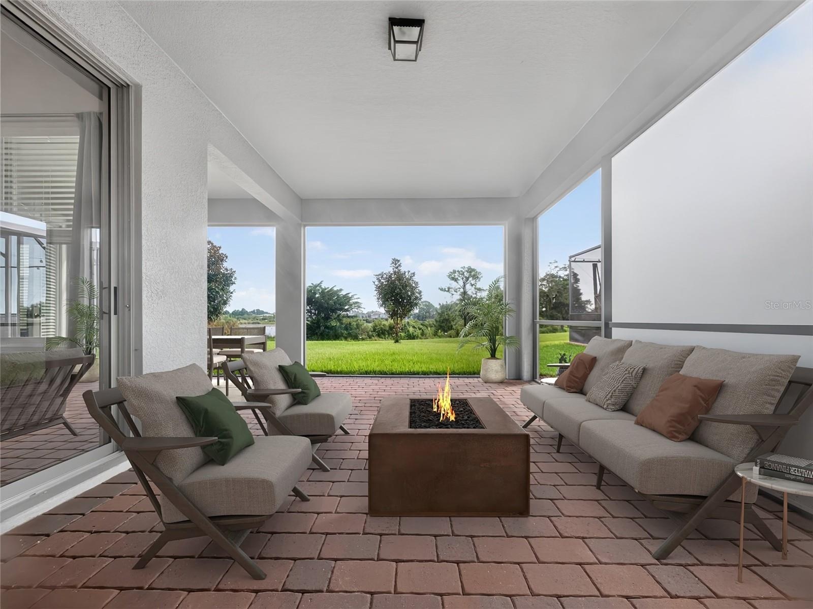 Staged Covered Lanai