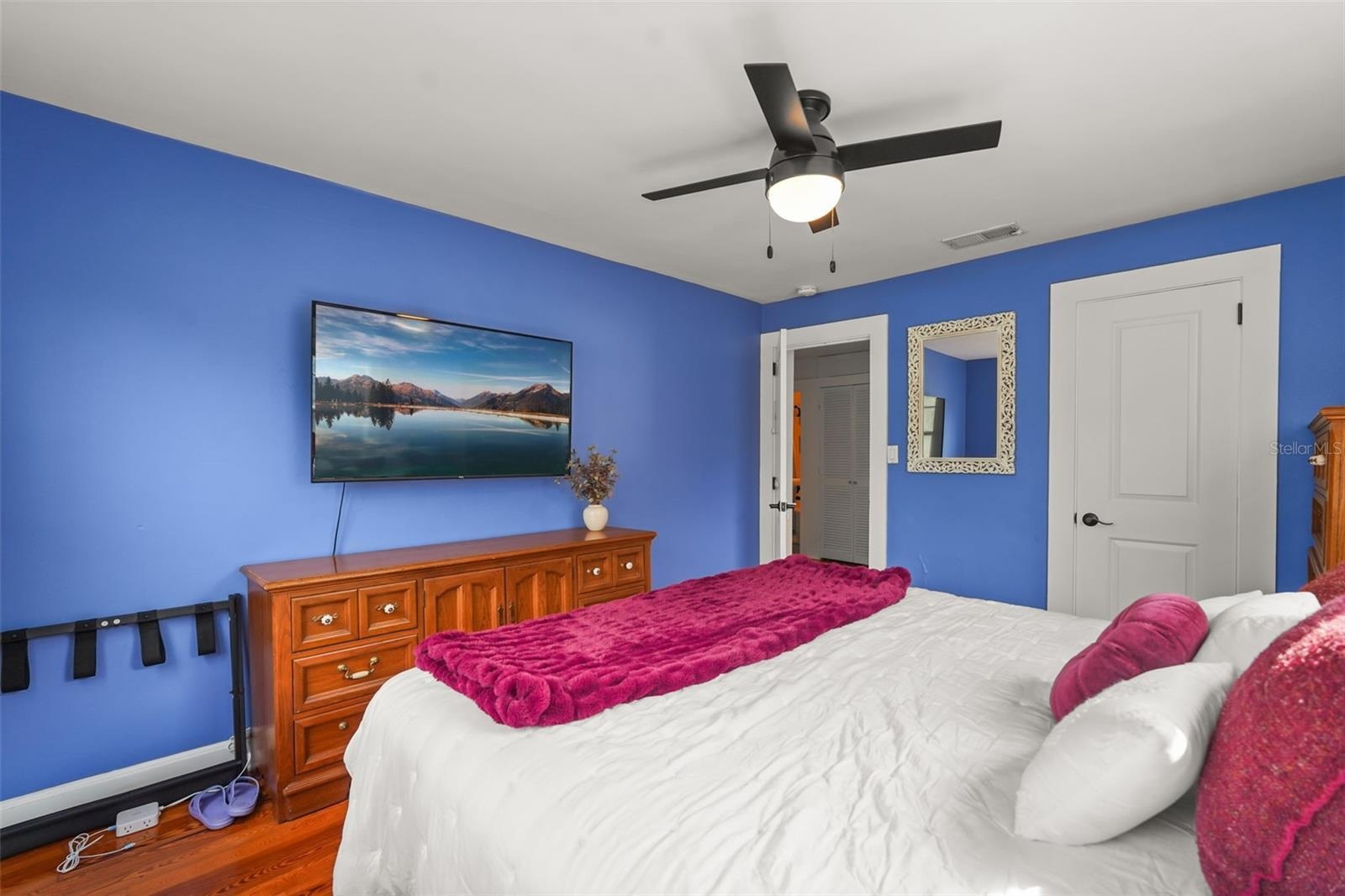 Bedroom with closet