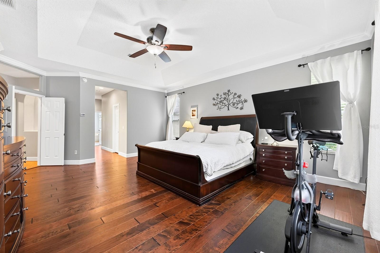 Spacious primary suite.