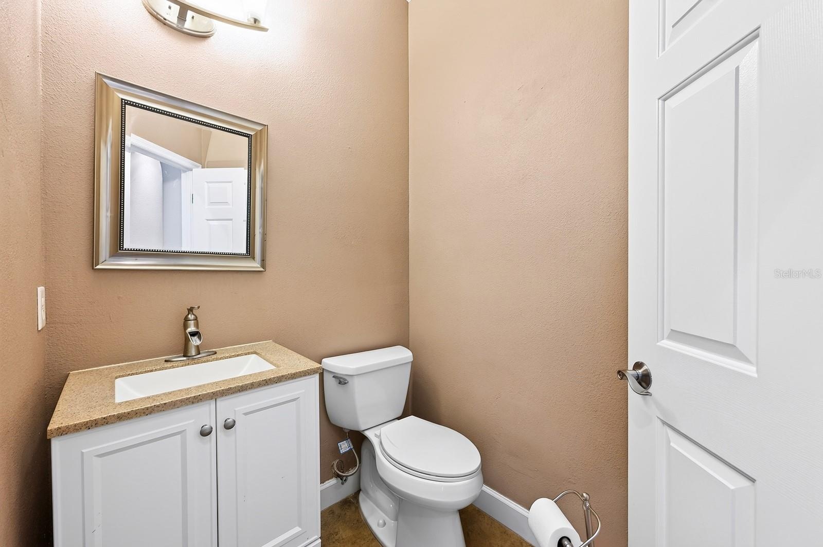 Main floor half bath.