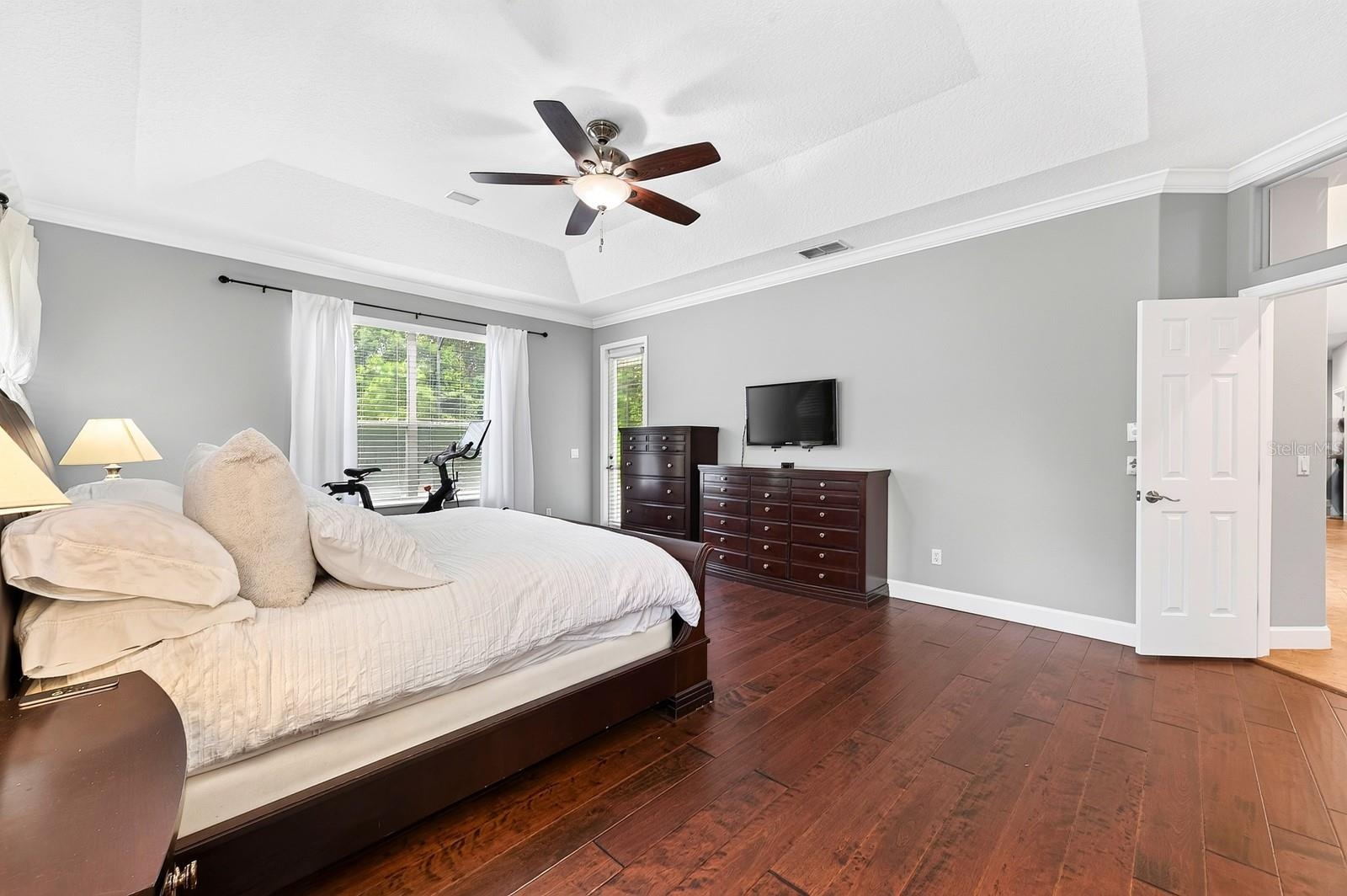 Spacious primary suite.