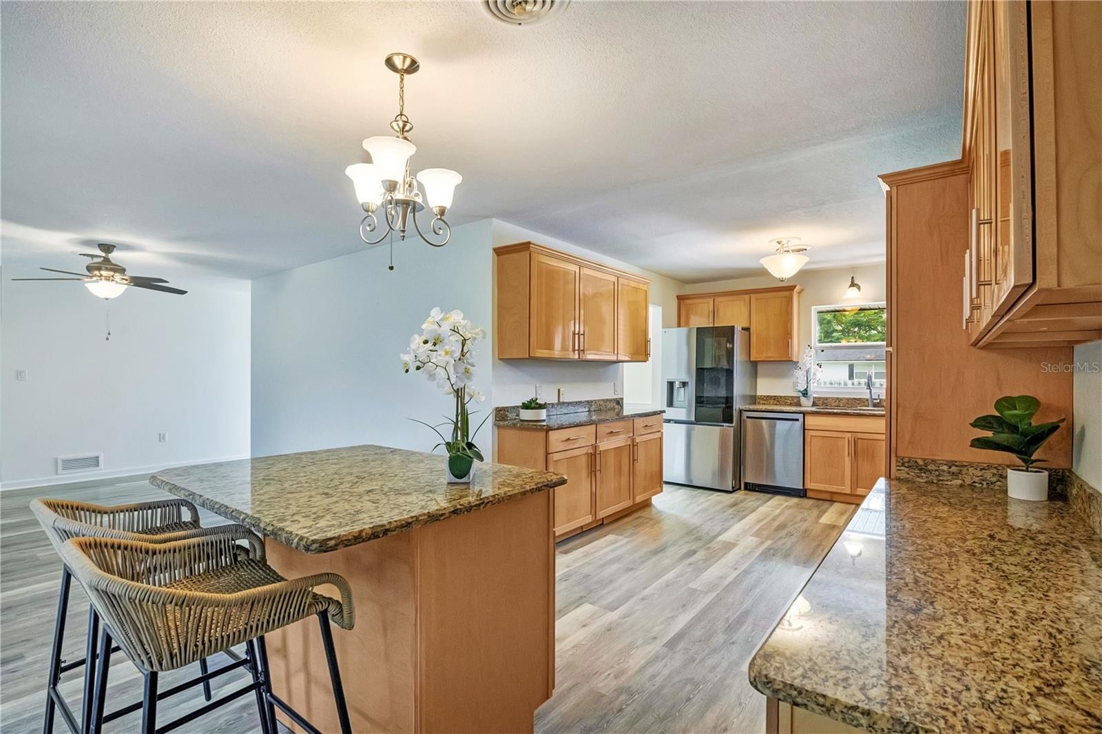 Kitchen with brand new appliances
