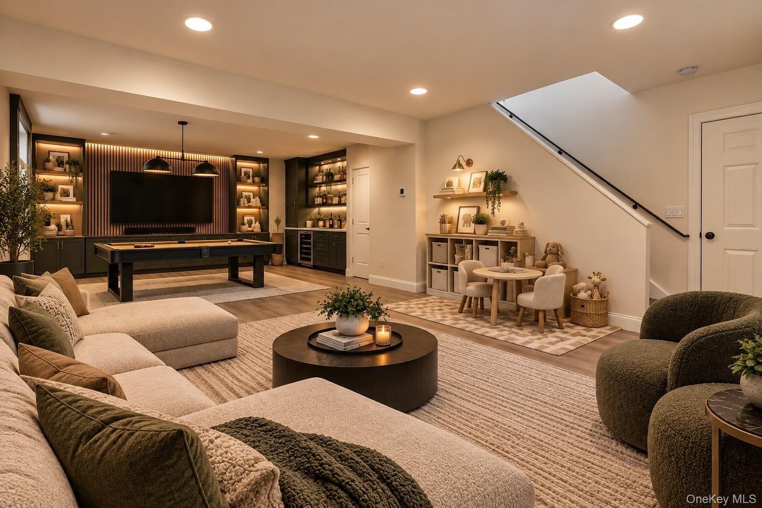 Basement - Virtually Staged