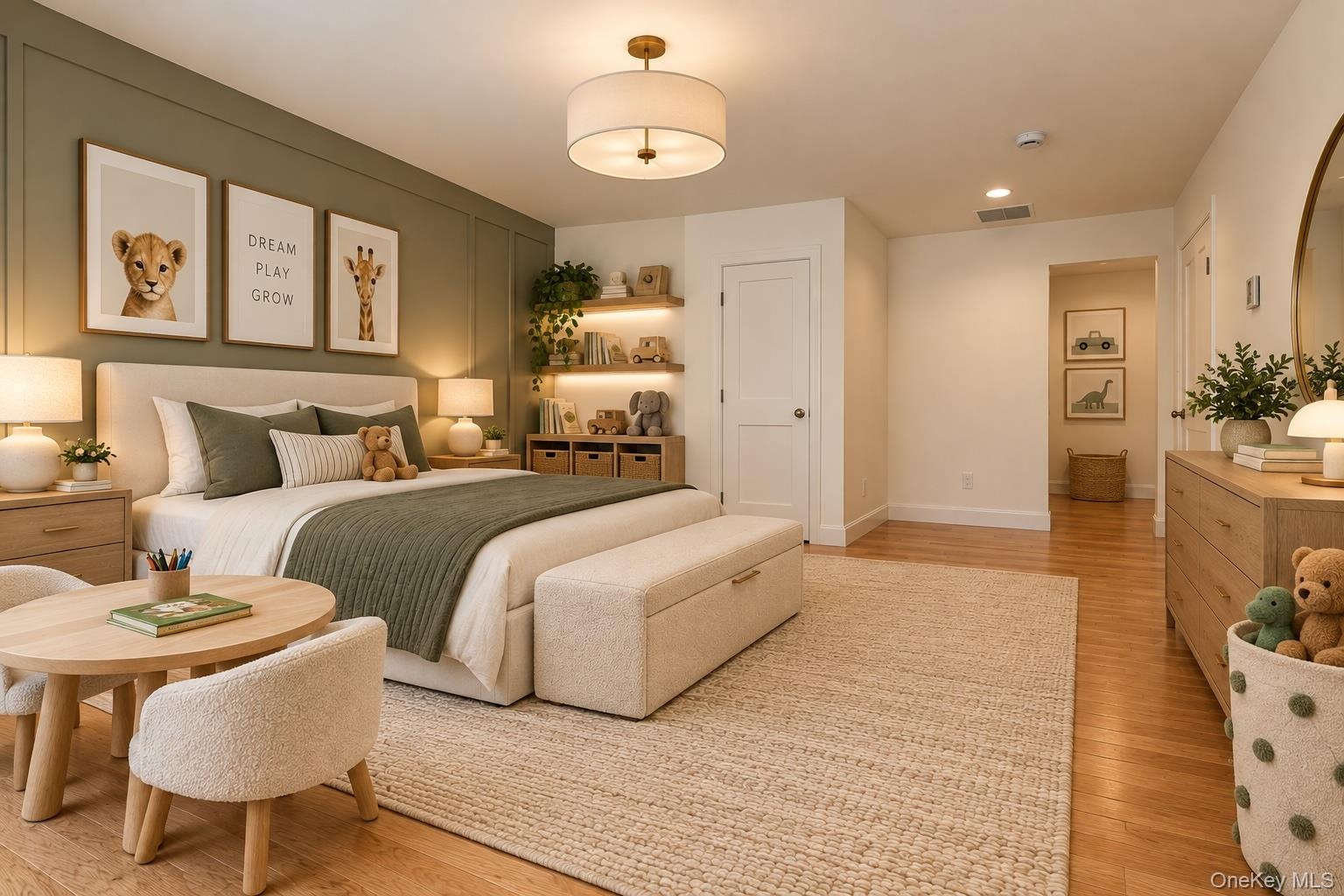 Master Bedroom w/ Bathroom Virtually Staged