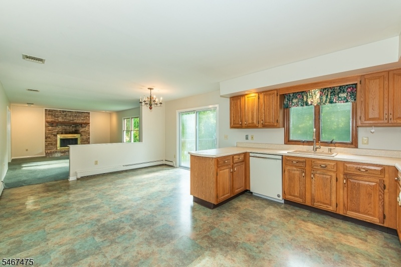 Kitchen Open to Family Room